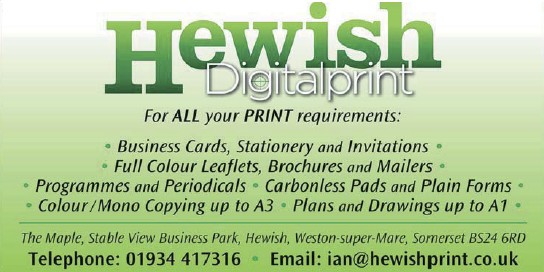 Weston super Mare Carnival 2025 Sponsor - Hewish Digital Print